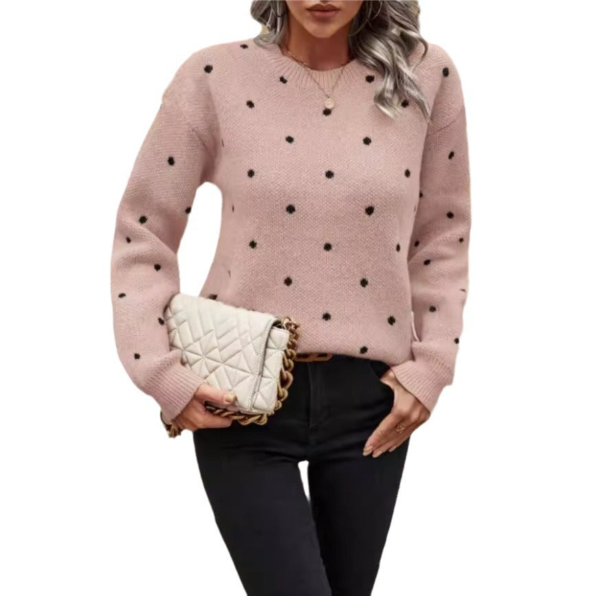 Pull-over en jacquard pour Femme